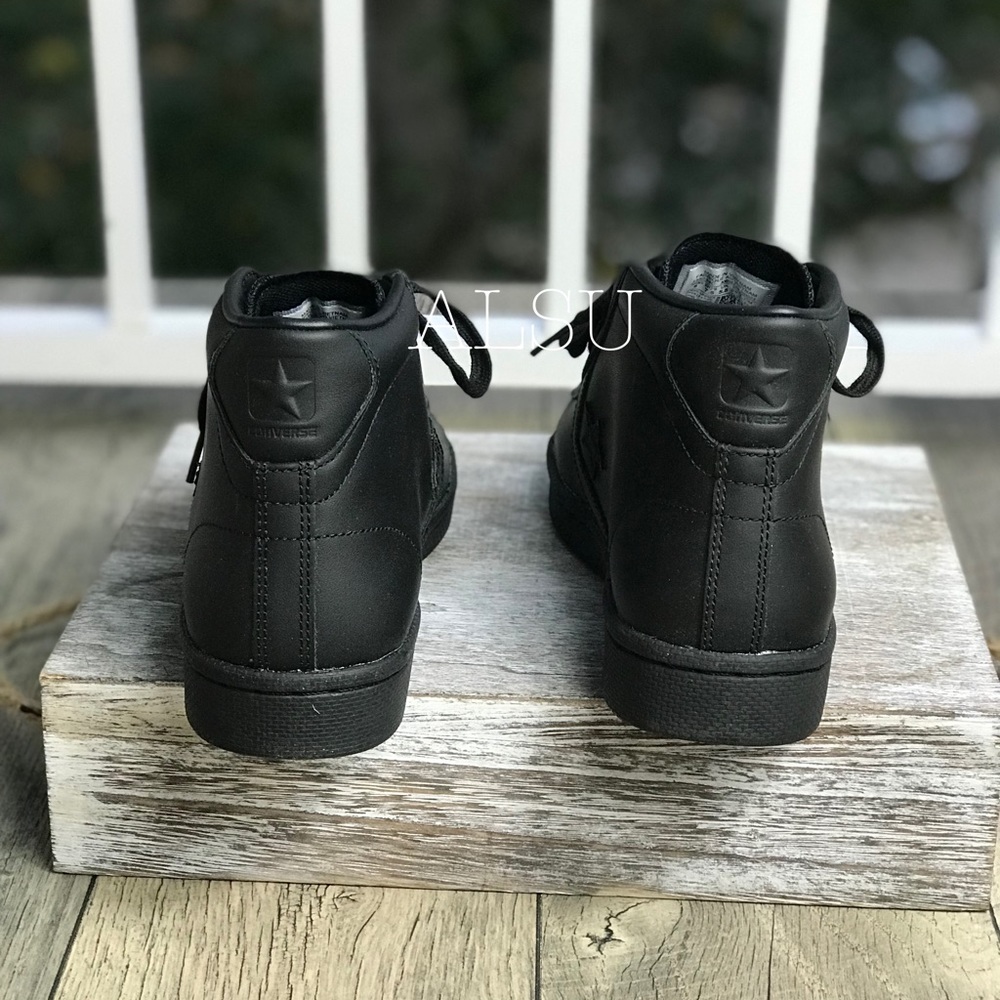 NWT Converse PL 76 MID Black Black W AUTHENTIC - Picture 4 of 7